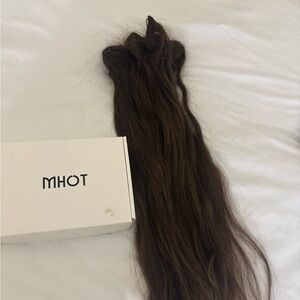 Silky Brown Hair Extensions for Natural Volume